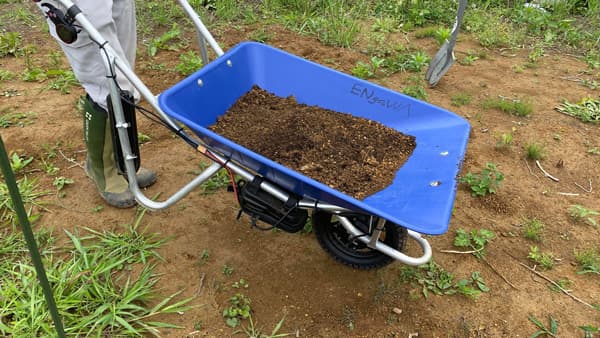 ねこ車電動化キット「E-Cat Kit」運搬労力削減へ　埼玉県横瀬町と実証実験　CuboRex