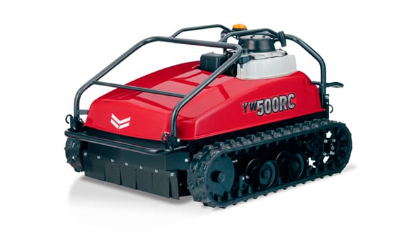最大対応傾斜角度45度のラジコン草刈機「YW500RC」販売開始　ヤンマーアグリ