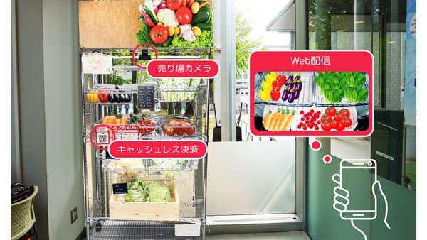 持続的な「地産地消」モデル構築へ　富山大学とスマート無人販売所の共同実証実験　ヤンマー