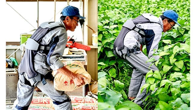 労働軽減アシストスーツ「ダーウィンハコベルデ」初披露　ダイヤ工業