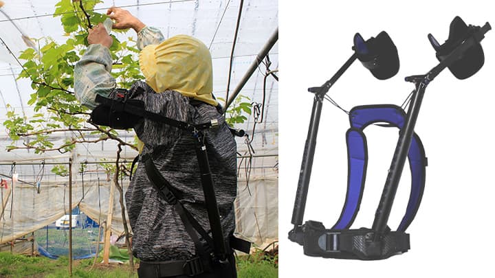 腕上げ作業用アシストスーツ「TASK AR」の最新機種5月に発売　ダイドー