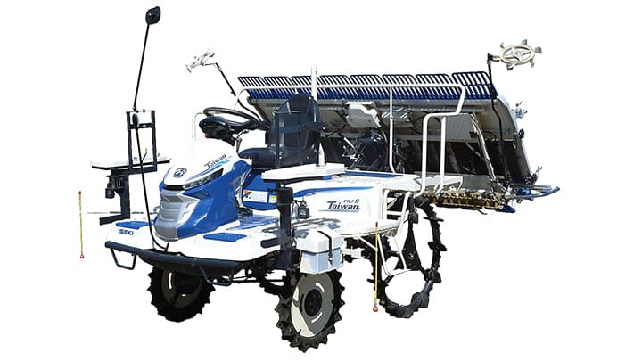台湾向け乗用8条田植機 「PRJ8シリーズ」新発売　井関農機