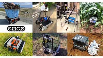 取り付けるだけで移動ロボット　電動クローラユニット「CuGo」が300台導入突破