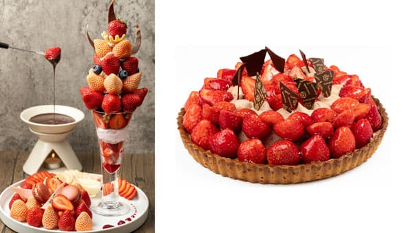 フルーツピークス横浜ポルタ店2周年記念　いちごの超豪華パフェや感謝価格のタルト登場