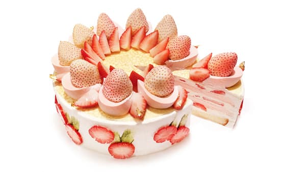 新年を祝う「紅白いちごのミルクレープ」3日から登場　カフェコムサ