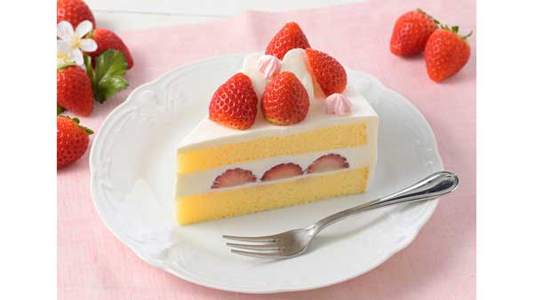 どこを食べても「とちあいか」春のショートケーキ15日から登場　銀座コージーコーナー