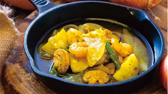 なにわの伝統野菜「泉州黄玉葱」使用の"カレーアヒージョ"関西限定で発売　無印良品