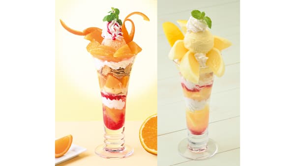 旬の柑橘「清見」「日向夏」のパフェ　期間限定で登場　銀座コージーコーナー