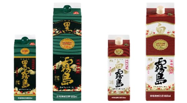サツマイモ基腐病で販売休止の「黒霧島」「白霧島」紙パック商品を販売再開　霧島酒造