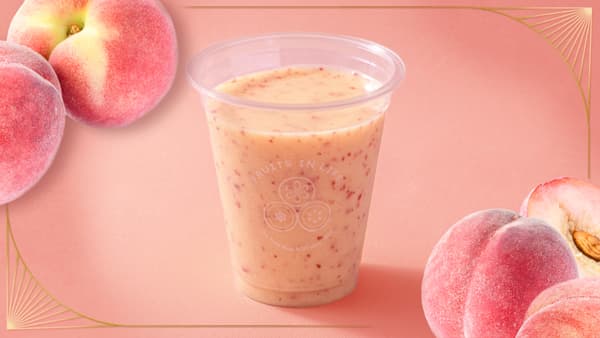 完熟桃の美味しさ存分に　ヴィーガンパフェと贅沢スムージー　期間限定で登場　青木フルーツ