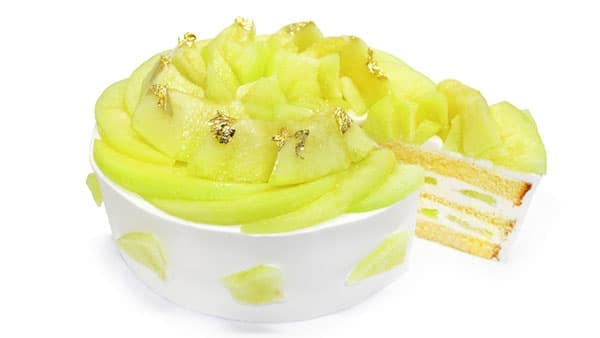 最高級マスクメロン「仁淀ブルー」のショートケーキなど期間限定で販売　カフェコムサ