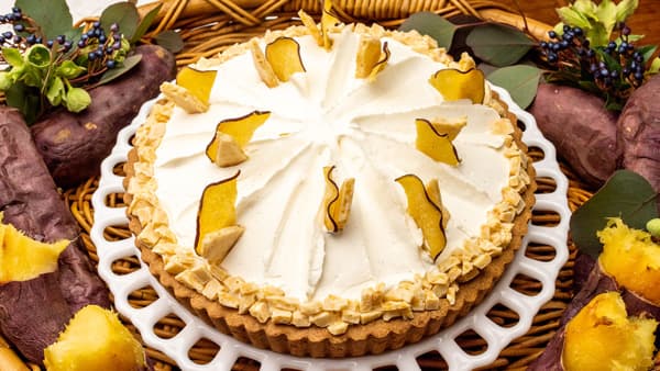 ＪＡ茨城旭村のブランドさつまいも「旭甘十郎」のタルト　全国のキルフェボンで販売