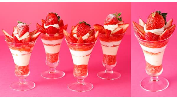 5つの品種が楽しめる「スペシャルストロベリーフェア」ラゾーナ川崎店で開催　資生堂パーラー