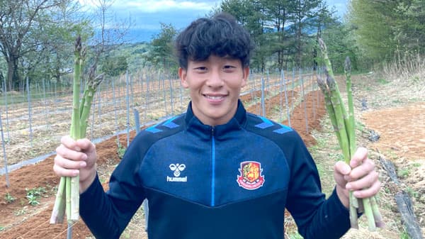 選手が生育したアスパラガス予約販売開始　福島ユナイテッドFC