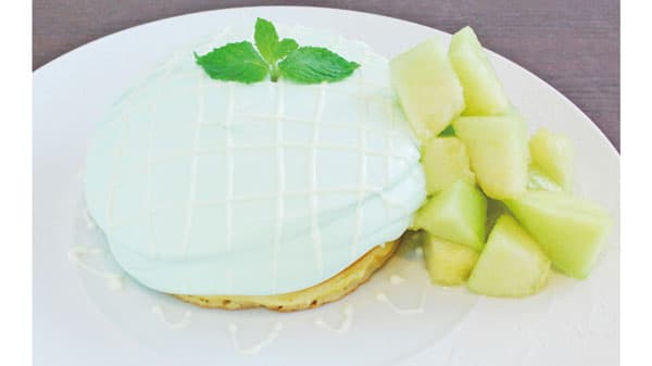 茨城県のメロン農家がつくる「メロンパンケーキ」提供開始　深作農園