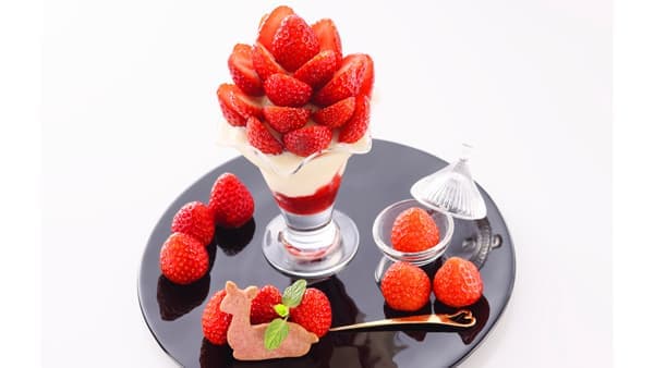 奈良いちご3種を食べ比べ「奈良のいちごフェア」2日から開催　ホテル日航奈良