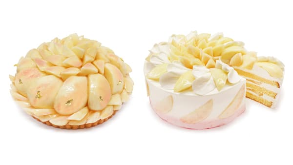 最盛期を迎える桃を存分に「桃フェア 第一弾」開催　カフェコムサ