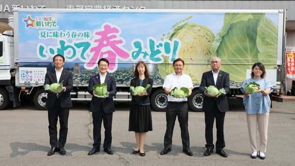 「いわて農業未来プロジェクト」岩手県産ブランドキャベツ「いわて春みどり」を支援開始