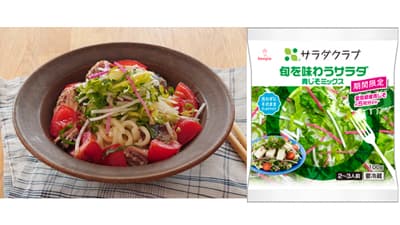 今年も期間限定で登場「旬を味わうサラダ　青じそミックス」発売　サラダクラブ