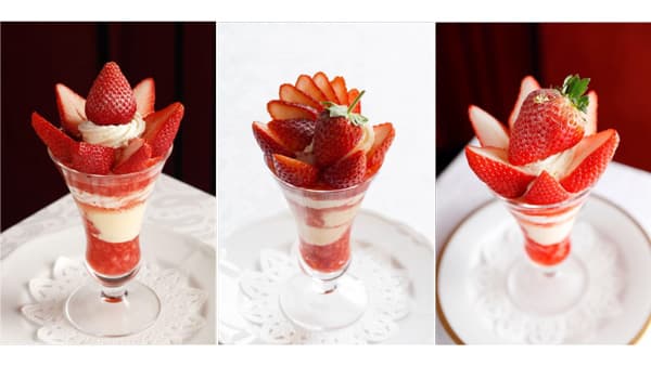 岐阜、福島、静岡のこだわり"いちご"でパフェやデザート　「資生堂パーラー銀座本店サロン・ド・カフェ」の2月限定メニュー