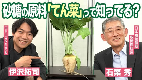 ニッテン×QuizKnock　コラボ動画を公開　日本甜菜製糖