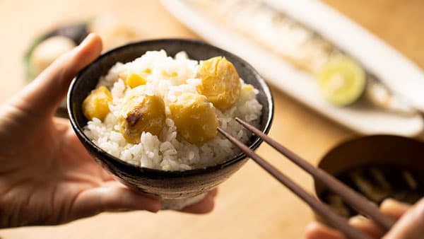 今年採れた国産和栗を100%使用「栗ごはんの素」発売　石井食品
