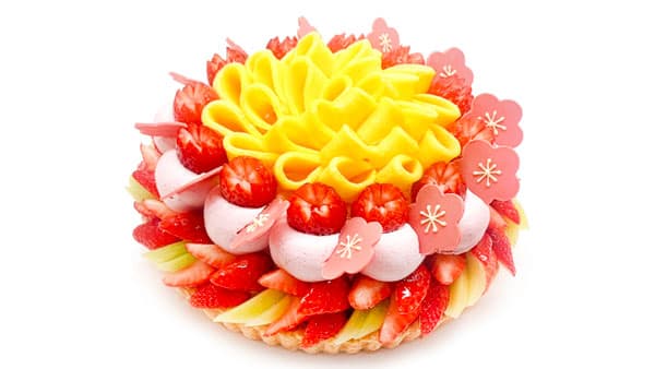 彩り豊かなフルーツで桃の節句を祝う「ひなまつり限定ケーキ」登場　カフェコムサ