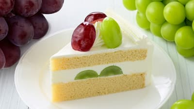 長野県オリジナル希少ぶどう「クイーンルージュ」使用　贅沢ショートケーキ登場　銀座コージーコーナー