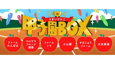 飯綱町の農家6軒がガチバトル「りんご農家甲子園BOX」発売