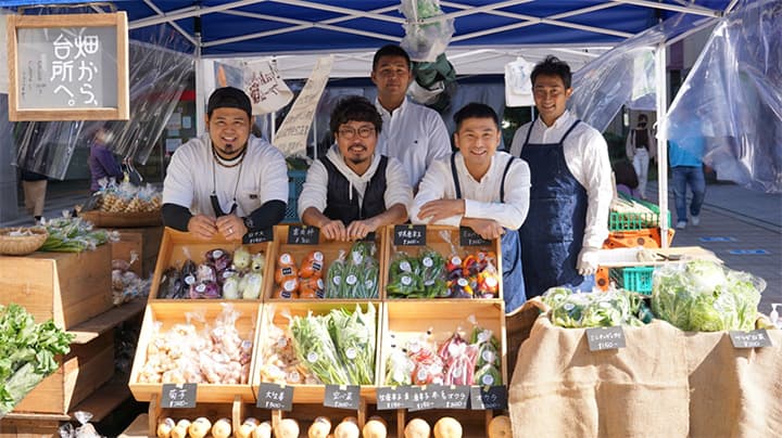 小田急と川崎市麻生区の農家グループが地元野菜直売イベント開催