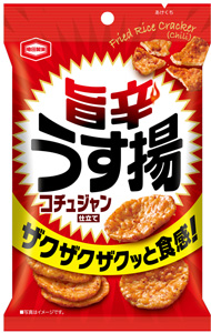 新発売の「30g 旨辛うす揚」