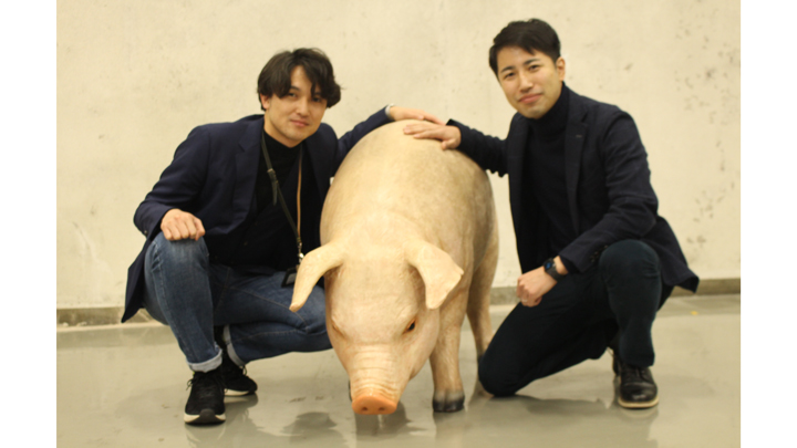 東京工業大学環境・社会理工学院助教の大橋氏（右）とEco-Pork取締役の鈴木健人氏