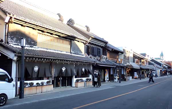 いちごハウスきみしまは小江戸川越観光に組み込まれることもある（写真は町衆が守ってきた蔵造りの街並み）