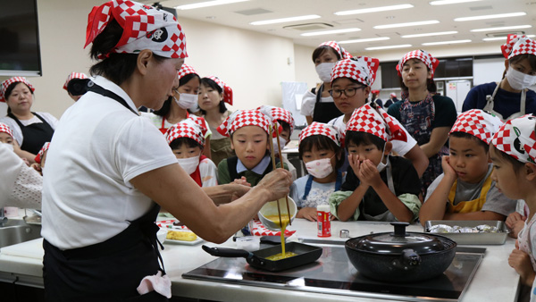 2019年に実施した「全農親子料理教室」の様子