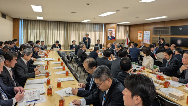 自民党の食料安全保障強化本部会合