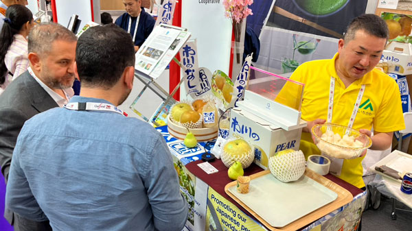 「Gulfood 2025」に初出展したＪＡいちかわのブース