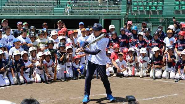 ＪＡ全農主催「WCBF少年野球教室」石川県小松市で15日に開催