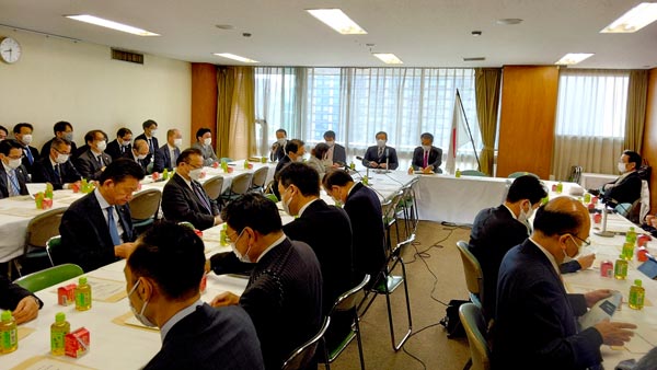 4月7日に開かれた自民党の試食料安全保障に関する検討委員会