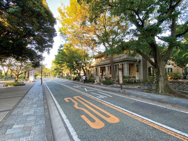 山手地区の街並み