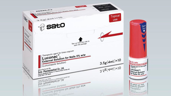 シンガポールで発売された「LUCONAC®,ExternalSolutionforNails5%w/w（LuliconazoleSolution）」
