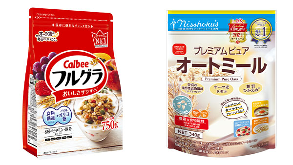 オートミール製造販売の日本食品製造と業務提携　カルビー