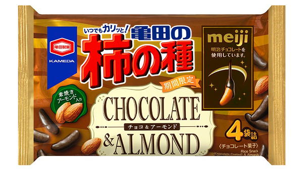 73g 亀田の柿の種 チョコ＆アーモンド