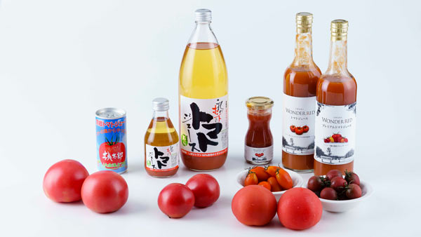 9月16日からビームス ジャパン（新宿）で販売される福島県のトマトとトマトジュース各種