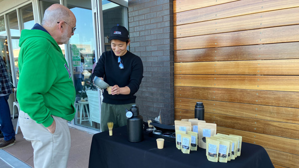 米国現地カフェにおける日本産抹茶の試飲会