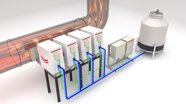 熱電発電システム（CG画像）