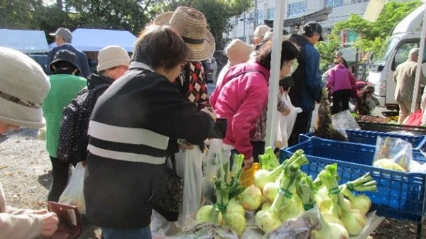 新鮮な地元産の朝採り野菜が大人気「春の農産物即売会」を開催　高槻市