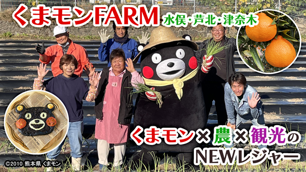 農林水産物とくまモンがコラボ「くまモンファーム」熊本県水俣・芦北地域で開園