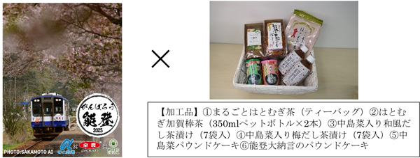 特製デジタル鉄印③×能登地域の農産物加工品6種詰め合わせ