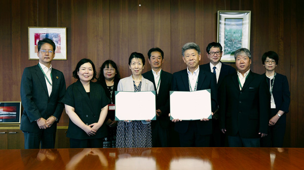 東京農大と連携協定　バイオサイエンス分野で活躍する女性を育成　跡見学園中高.jpg