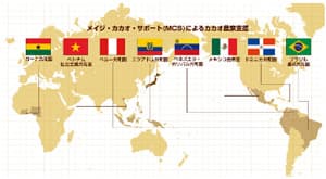 メイジ・カカオ・サポートによるサポート国